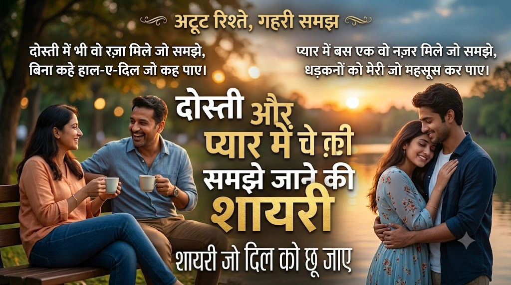 Poetry about being understood in friendship and love