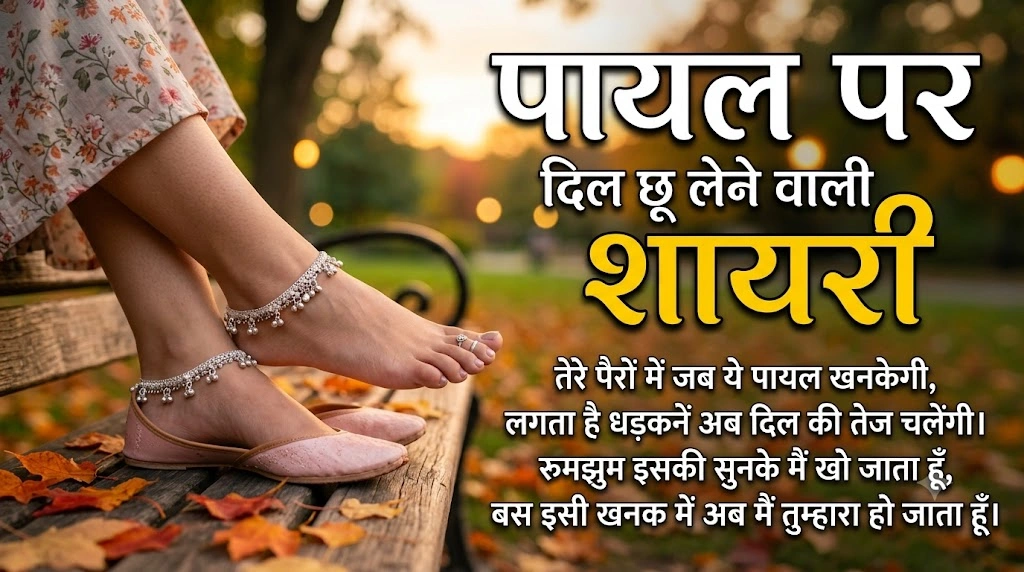 Heart-touching poetry about anklets