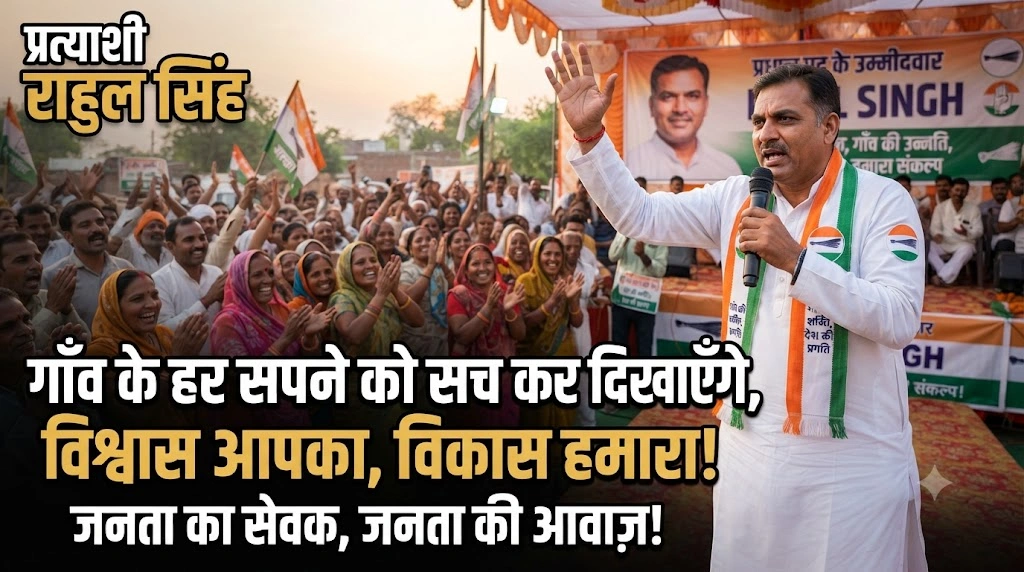 Powerful Shayari for a Candidate Running for the Post of Pradhan