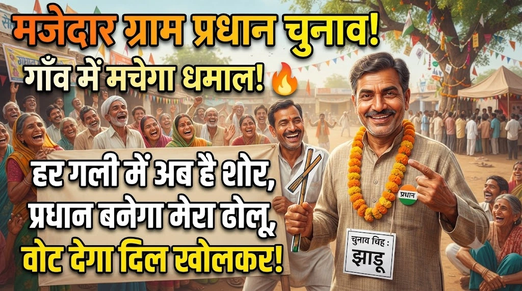 Amusing Shayari about Village Head Elections