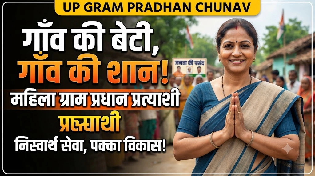 Shayari for a female Gram Pradhan candidate