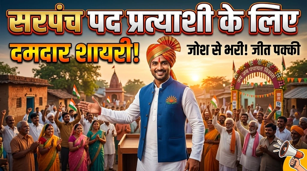 Impactful Shayari for a Sarpanch Candidate