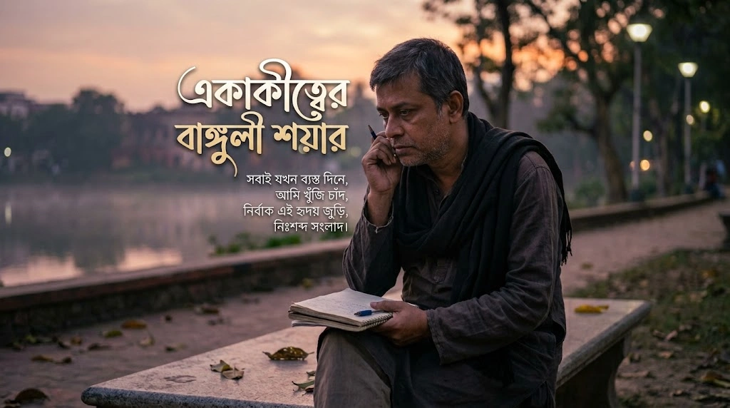 একাকীত্বের Bengali Shayar