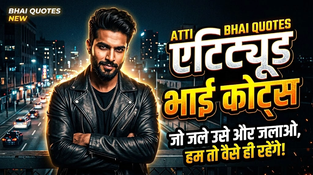 Attitude Bhai Quotes