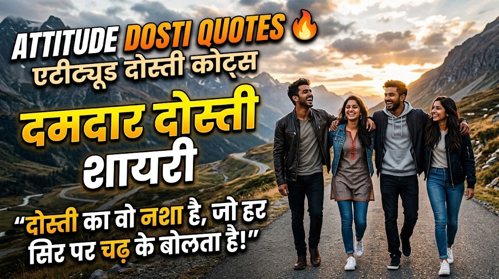 Attitude Dosti Quotes