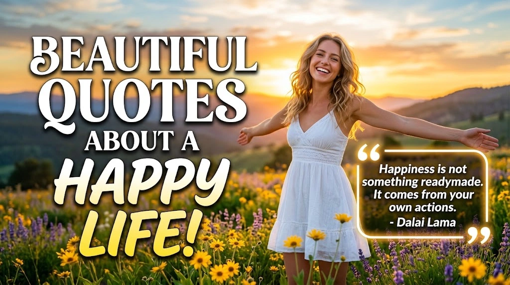 Beautiful Quotes About Happy Life in hindi