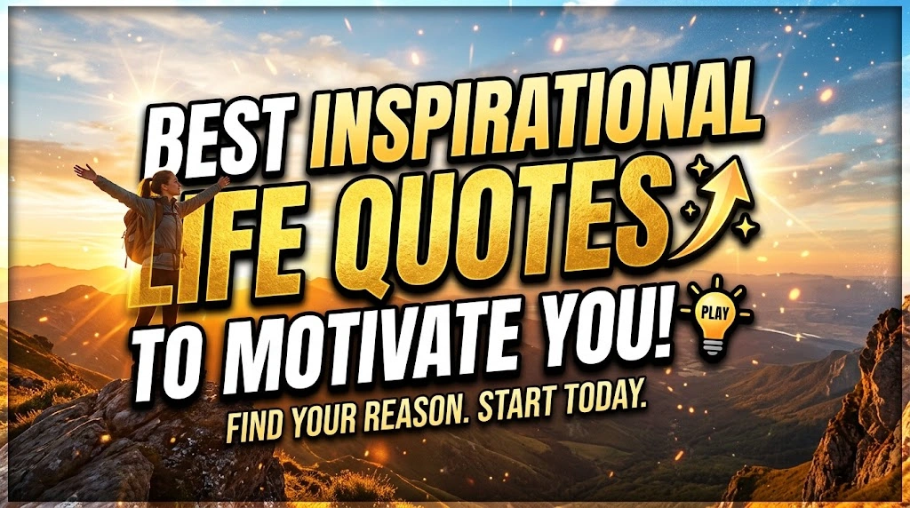 Best Inspirational Life Quotes to Motivate You