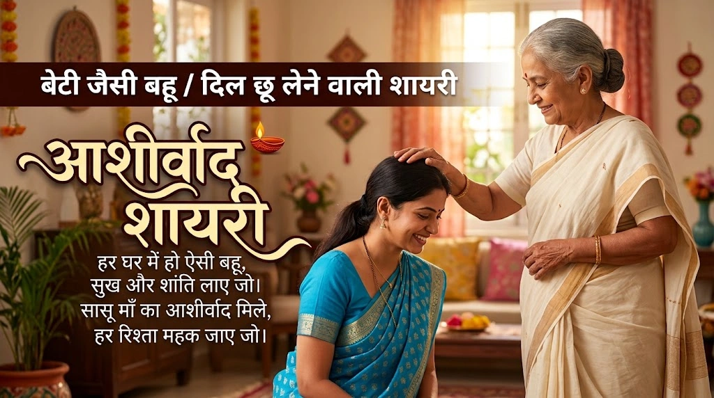 Beti Jaisi Bahu Ashirwad Shayari in hindi