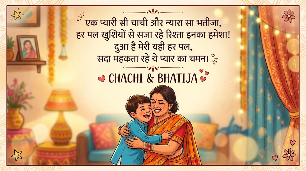 Chachi Bhatija Shayari for WhatsApp Status in hindi