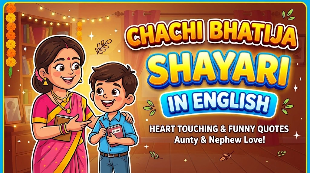Chachi Bhatija Shayari in English