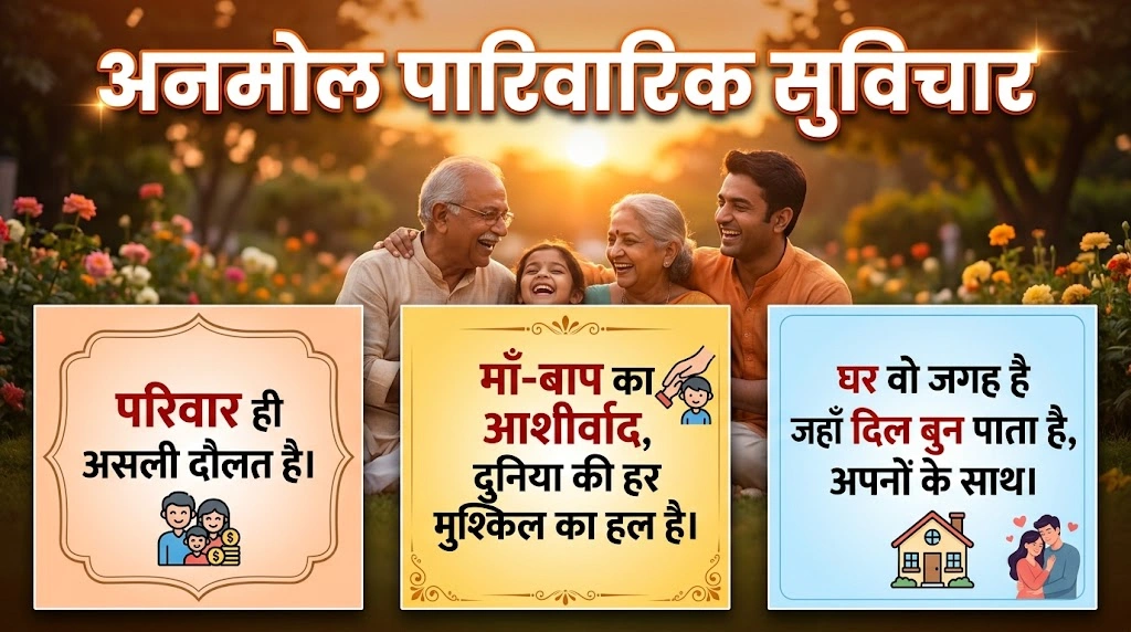 Family Quotes in Hindi: परिवार के प्यार और रिश्तों पर खूबसूरत विचार