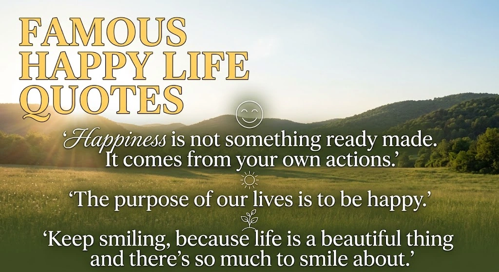 Famous Happy Life Quotes in hindi