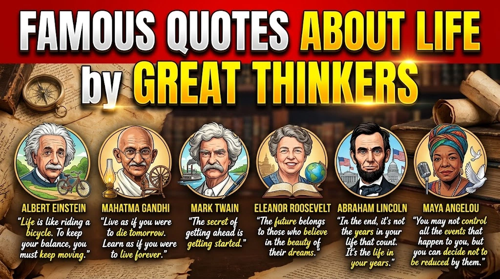 Famous Quotes About Life by Great Thinkers
