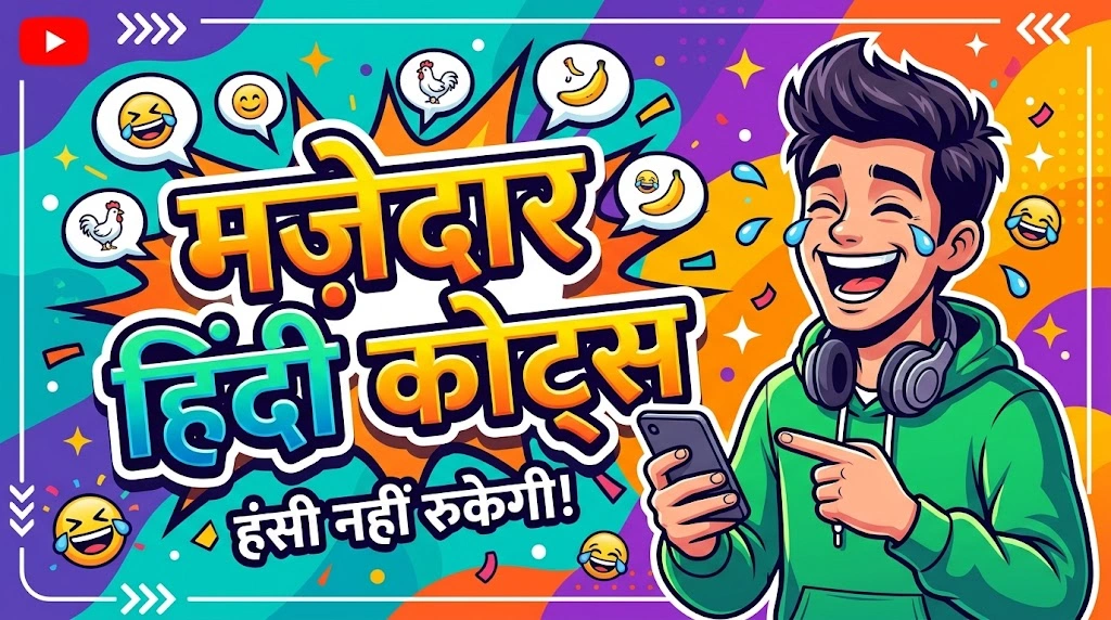 हिंदी में मज़ेदार कोट्स