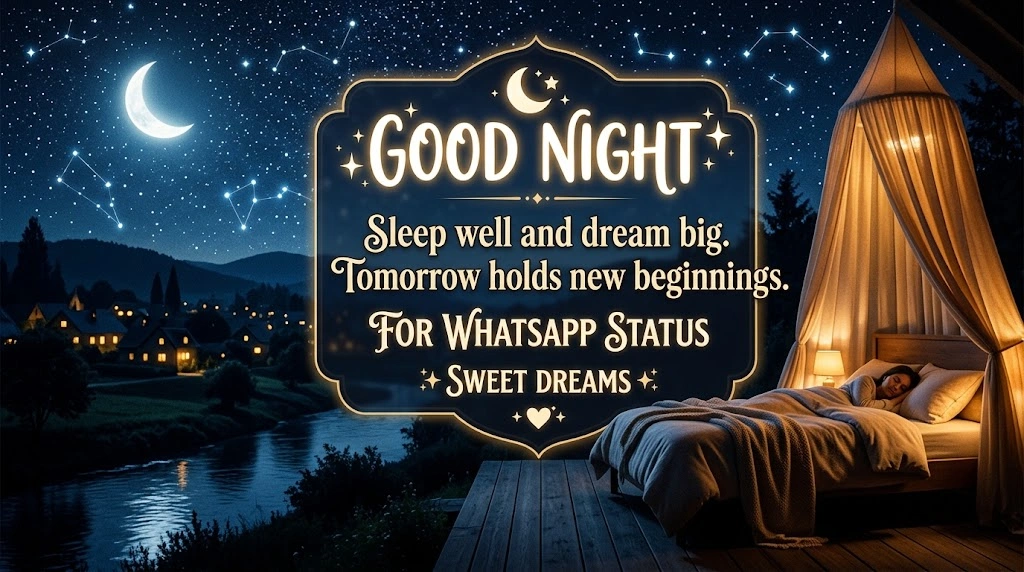 Good Night Quotes for WhatsApp Status in hindi