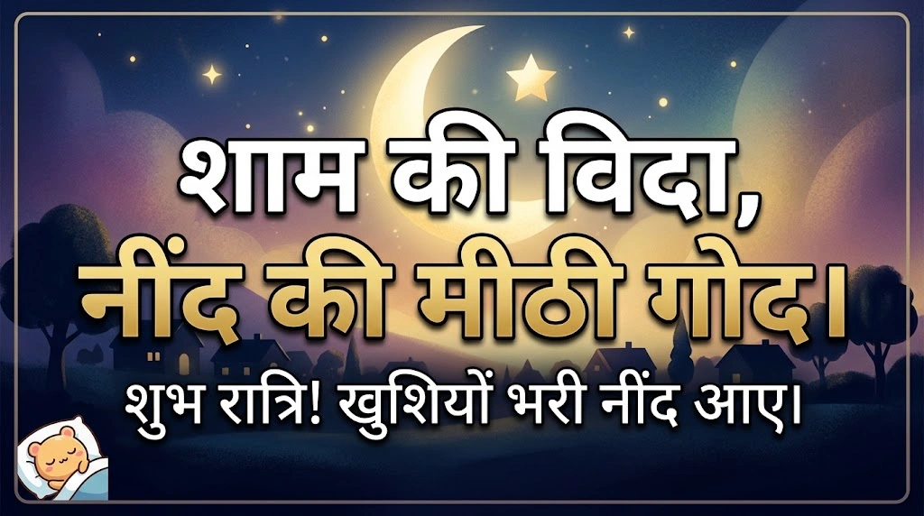 Good Night Quotes in Hindi