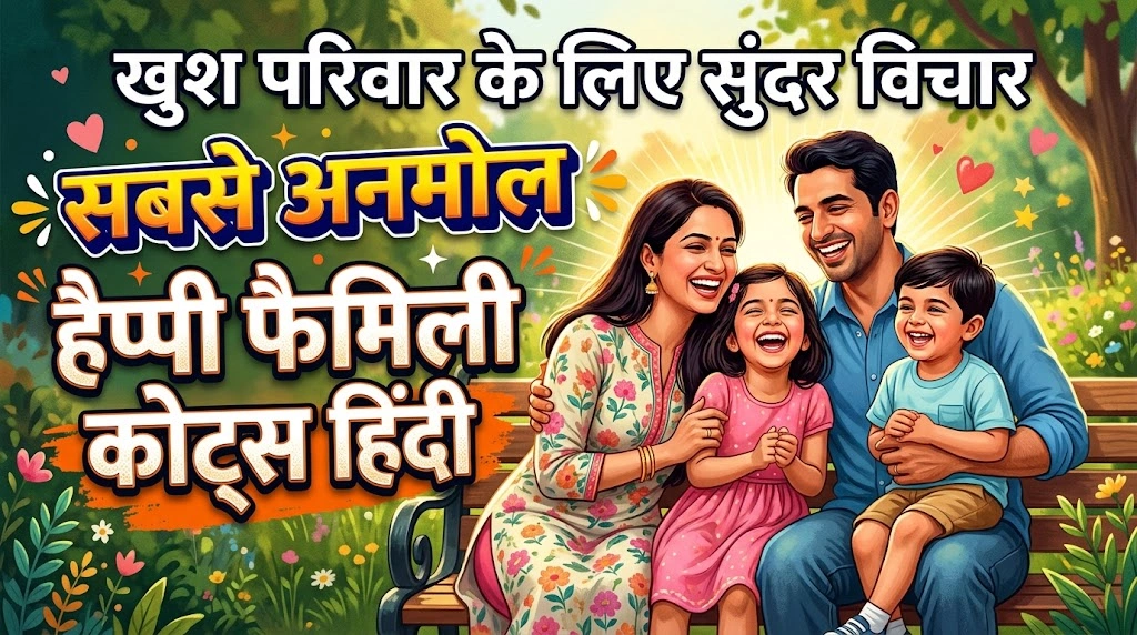 Happy Family Quotes in Hindi