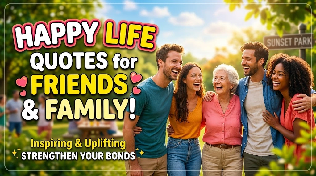 Happy Life Quotes for Friends & Family in hindi