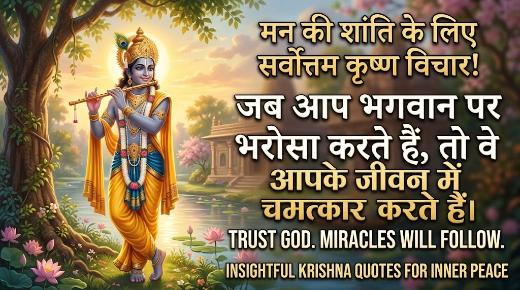 Instagram Caption के लिए Krishna Quotes in hindi