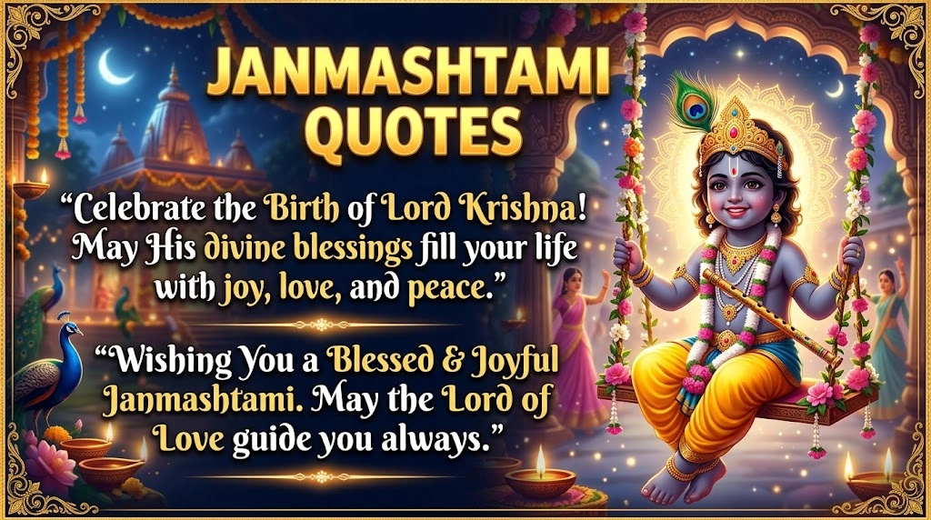 Janmashtami Quotes in English