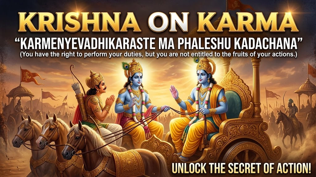 Krishna Quotes on Karma in hindi