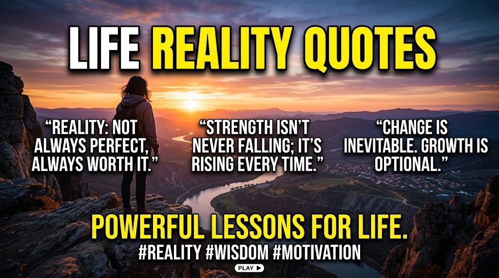Life Reality Quotes in english