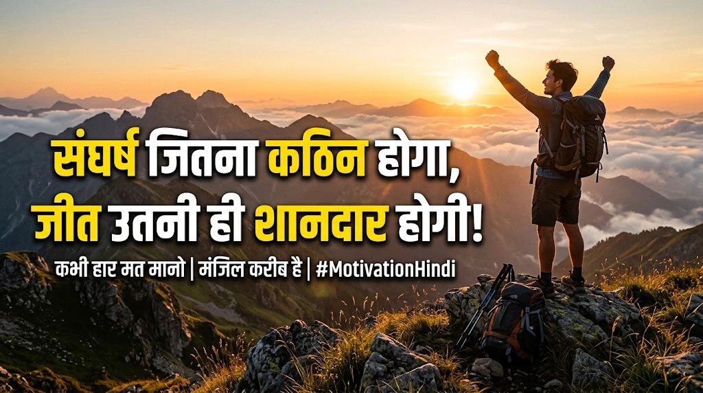 101+ Motivational Quotes in Hindi for Success, Life & Positive Thinking