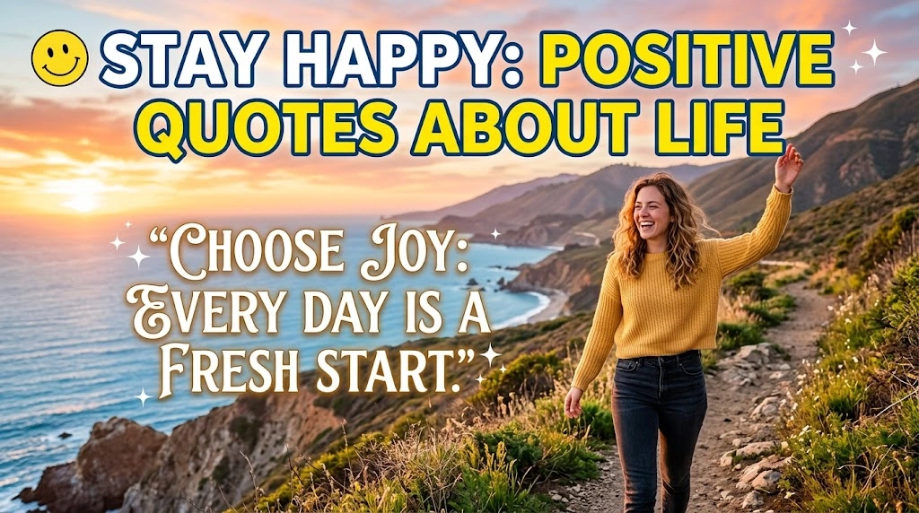 Positive Quotes About Life to Stay Happy