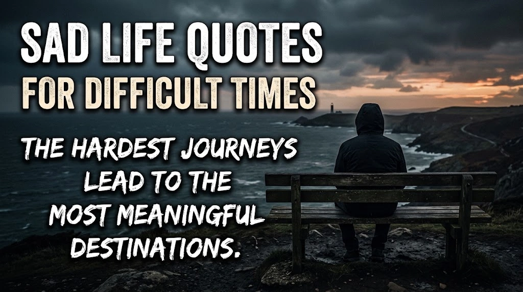 Sad Life Quotes for Difficult Times