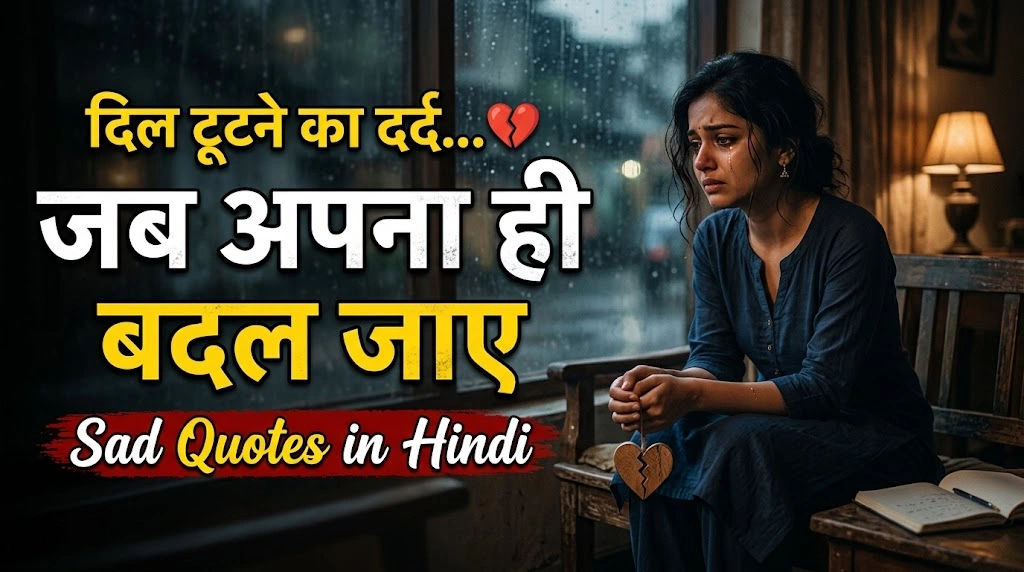 Sad Quotes in Hindi for Broken Heart