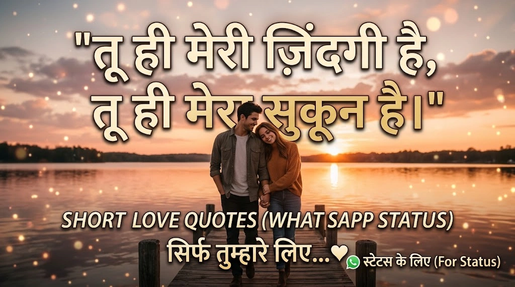 Short Love Quotes for WhatsApp Status