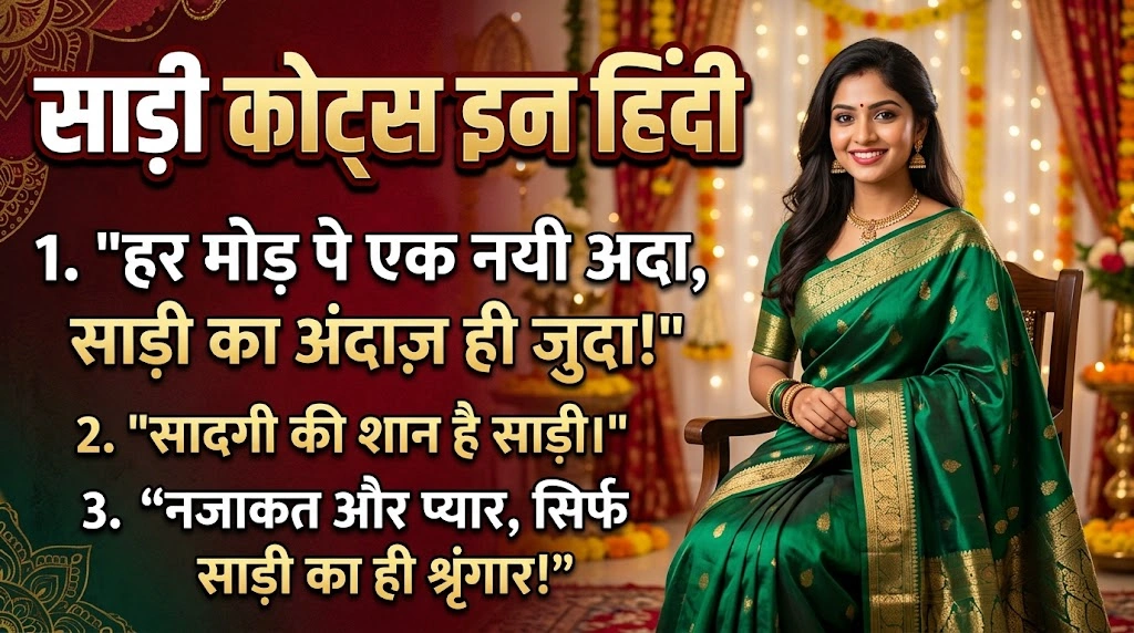 Short Saree Quotes