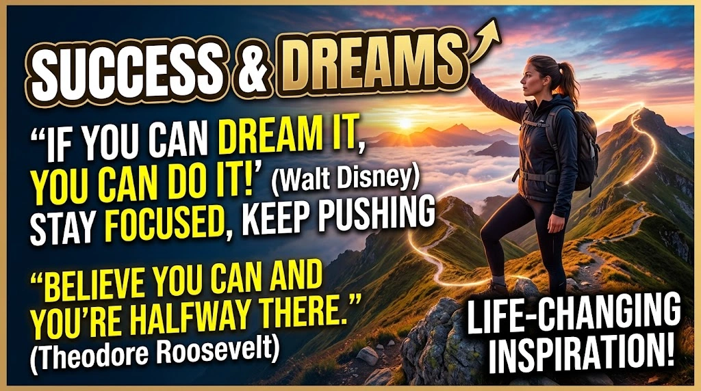 Success Quotes About Life and Dreams