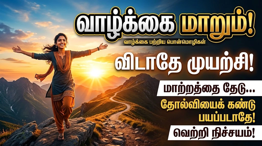 Tamil Motivational Quotes About Life in Tamil