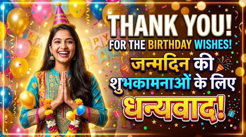 Thank You Birthday Wishes 