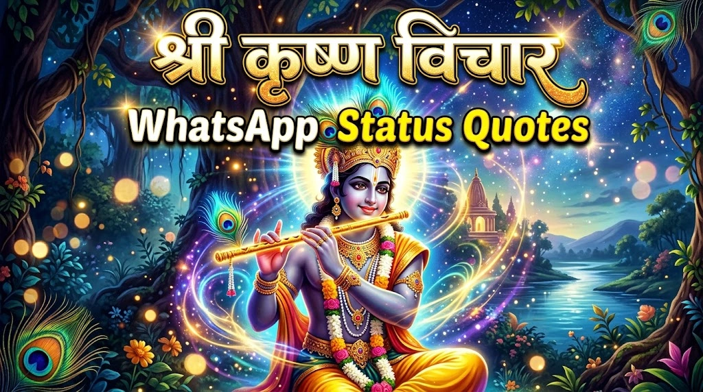 WhatsApp Status के लिए श्री कृष्ण Quotes 