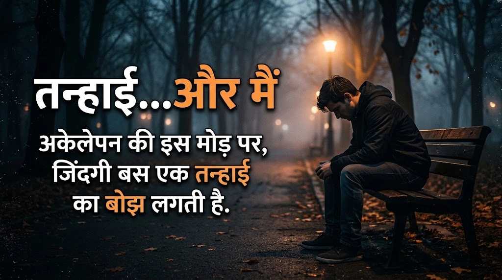 अकेलेपन और तन्हाई की Sad Shayari