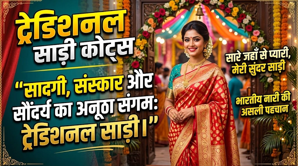 ट्रेडिशनल साड़ी Quotes