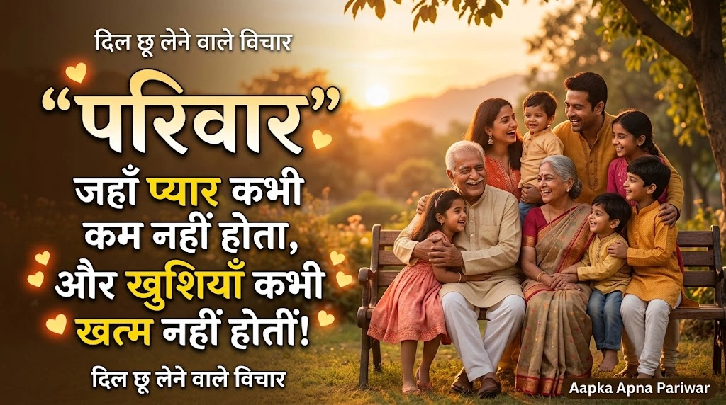दिल छू लेने वाले Family Quotes