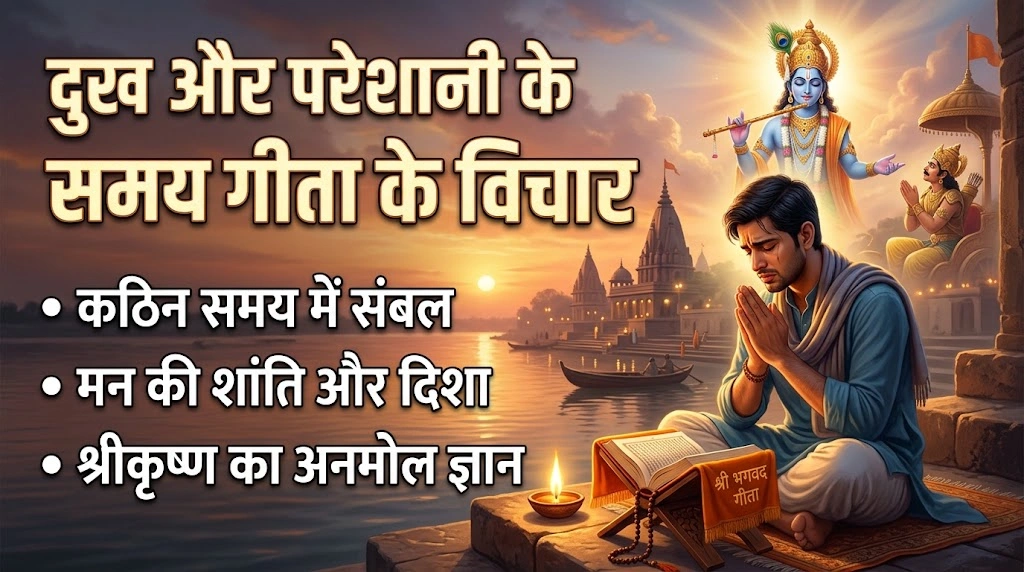Teachings of the Gita during times of sorrow and distress.