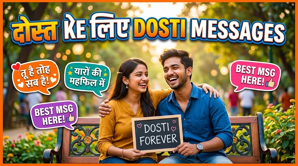 दोस्त के लिए Dosti Messages in hindi