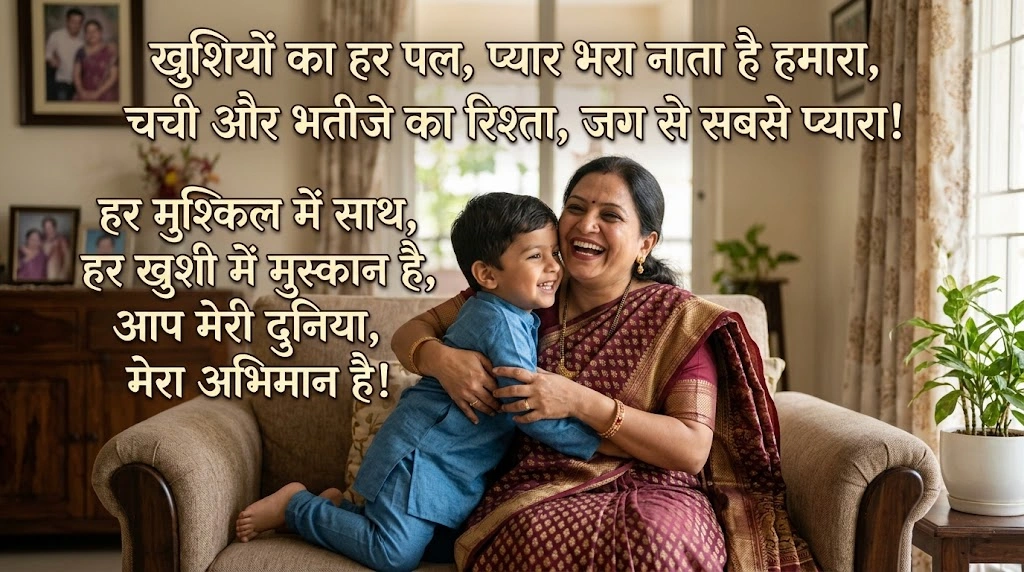प्यार भरी Chachi Bhatija Shayari in Hindi