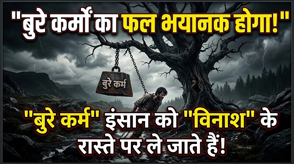 Quotes on Bad Deeds in Hindi