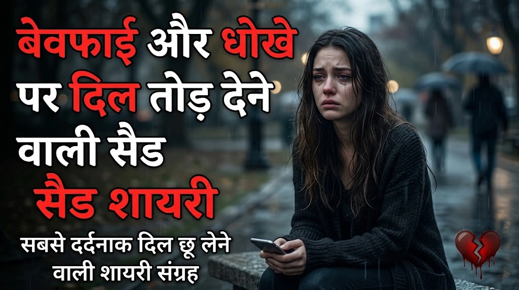 Sad Shayari on Infidelity and Betrayal