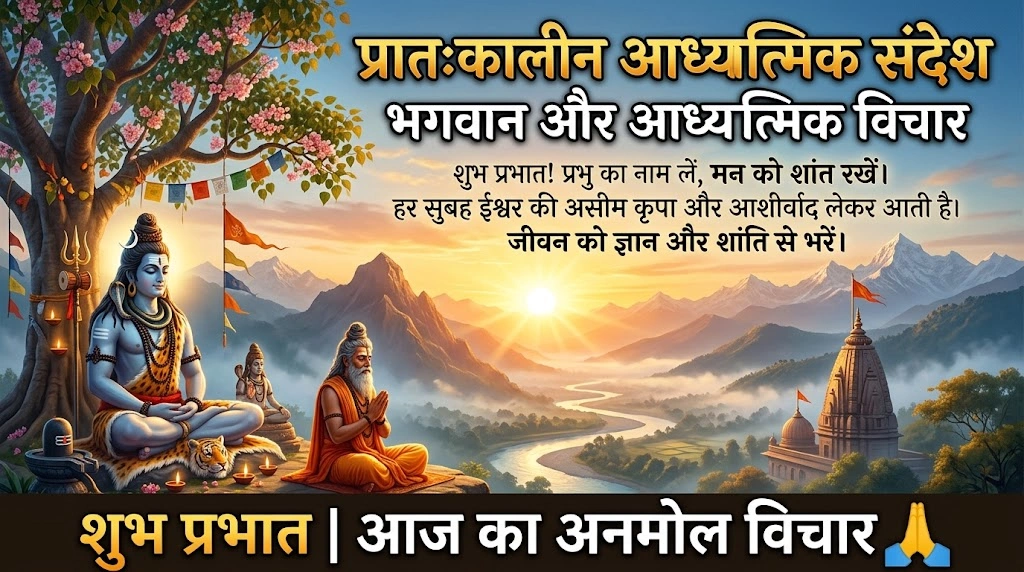 भगवान और आध्यात्मिक Good Morning Quotes