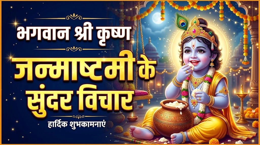 Beautiful thoughts on Lord Shri Krishna Janmashtami