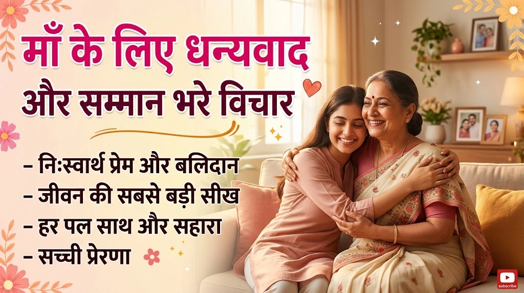 Thoughts of gratitude and respect for Mother