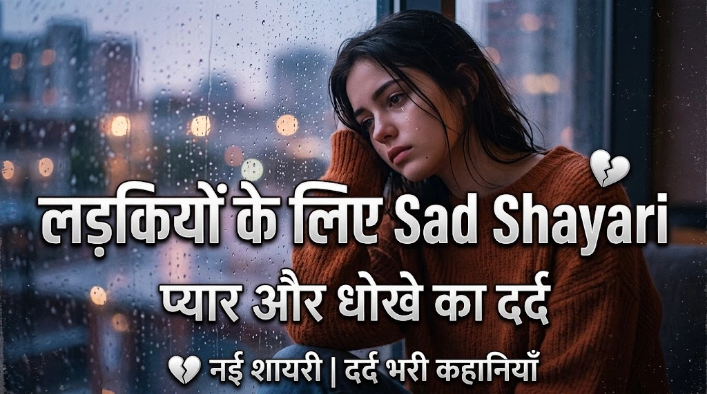 लड़कियों के लिए Sad Shayari in hindi
