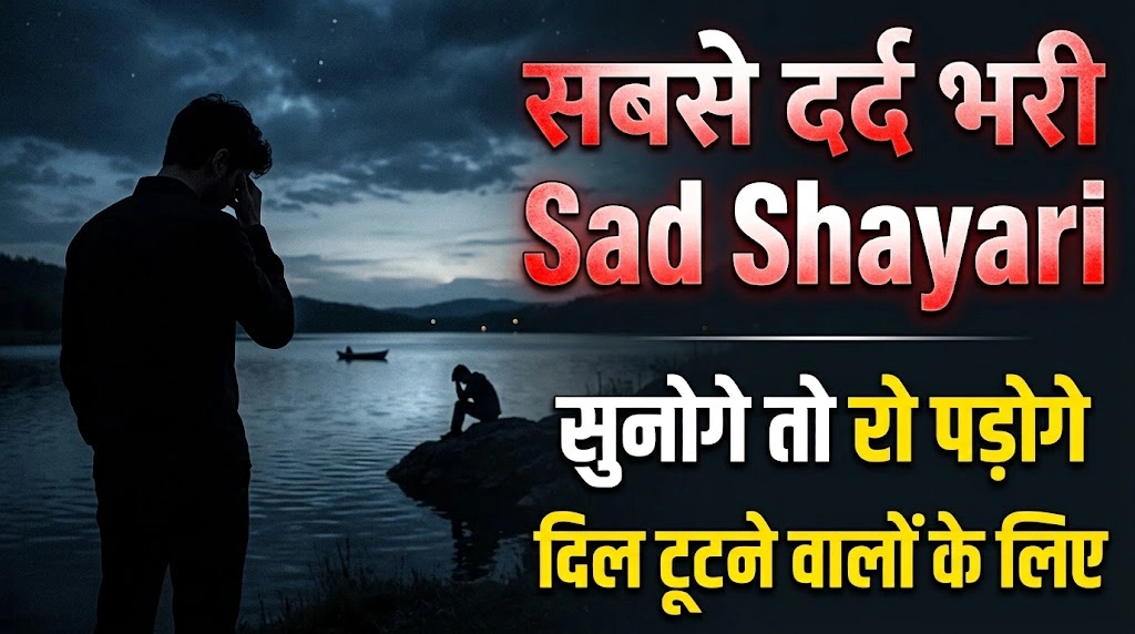 सबसे दर्द भरी Sad Shayari in Hindi